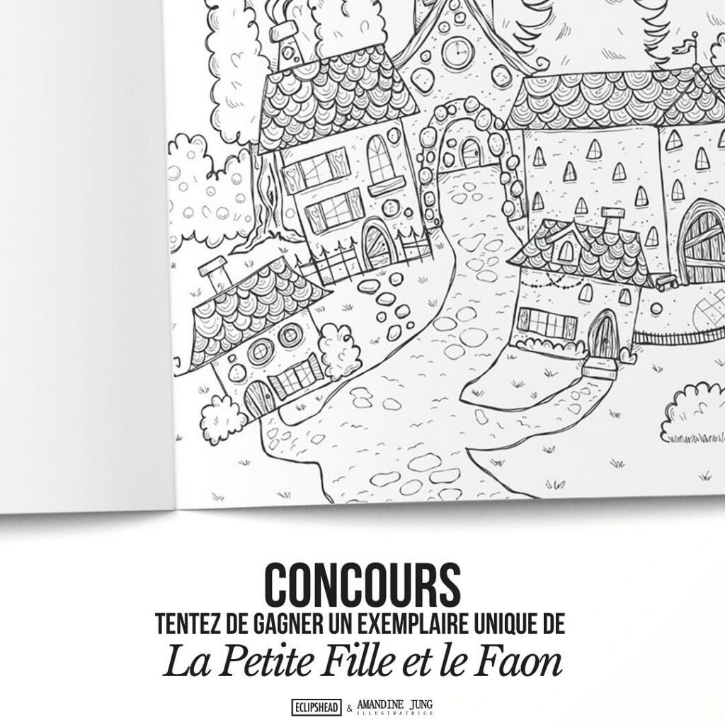 Participation au concours instructions pour suivre @eclipshead et @amandine_jung et tenter de gagner le livre.