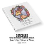 Illustration intérieure créée par les élèves de grande section de maternelle et Amandine Jung, combinant créativité et poésie.