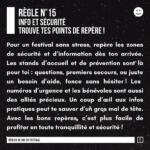 Événement festif réussi où tous les participant·e·s appliquent les règles de vie, assurant sécurité, inclusion et plaisir pour tous.