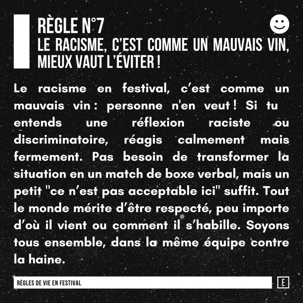 Festivalier·e veillant à l’environnement et au lieu pour un festival écoresponsable et respectueux.