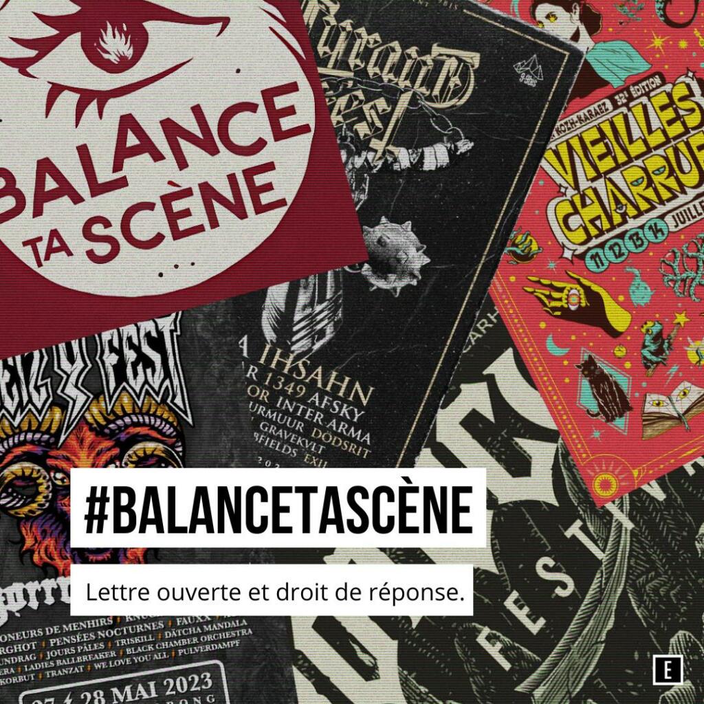Lettre ouverte Balance Ta Scène : témoignage et expérience