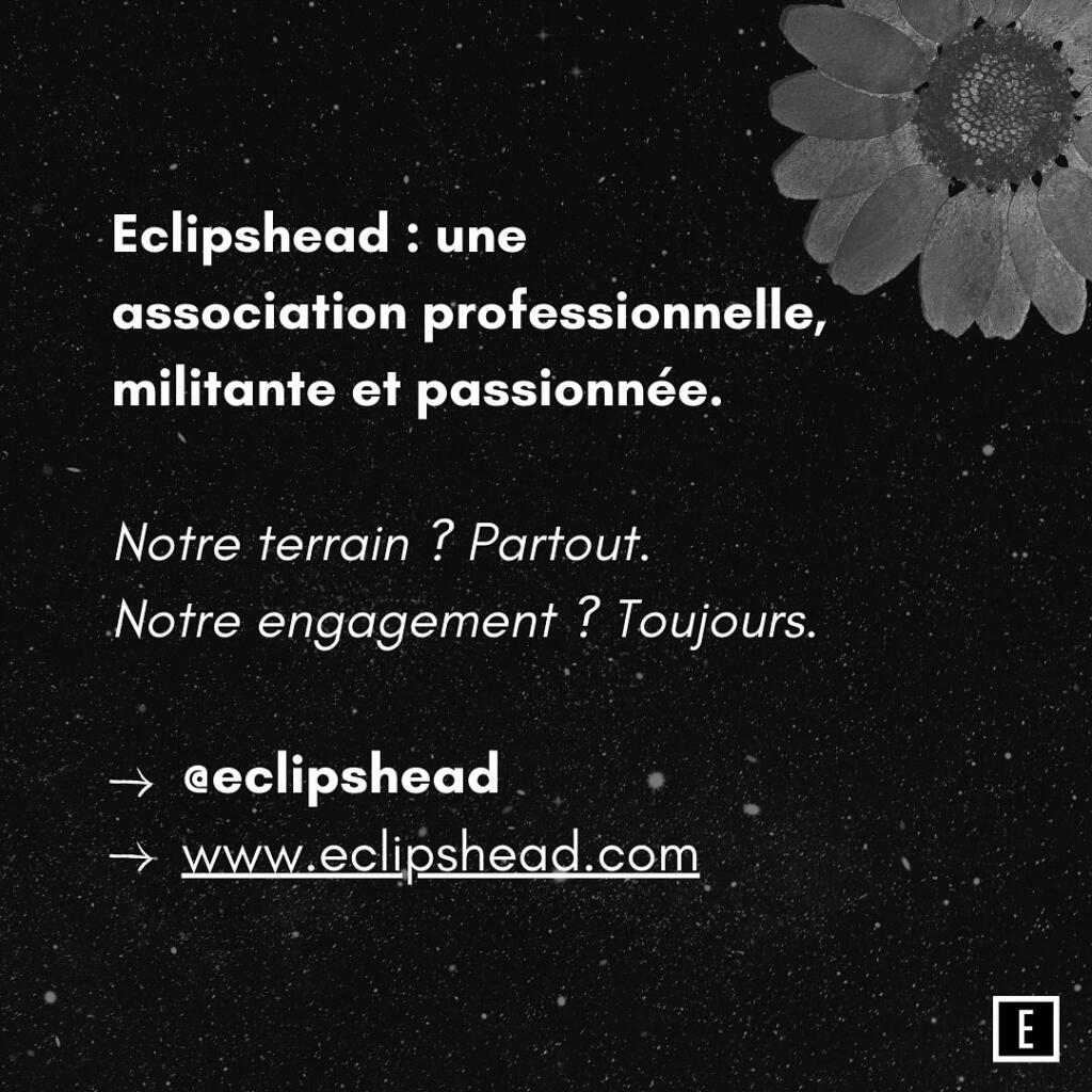 Équipe Eclipshead professionnelle et militante, active partout en France pour garantir des événements sûrs, inclusifs et solidaires.