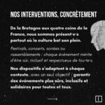 Stand Eclipshead interactif lors d’un festival, proposant préservatifs, éthylomètres et matériel de prévention.