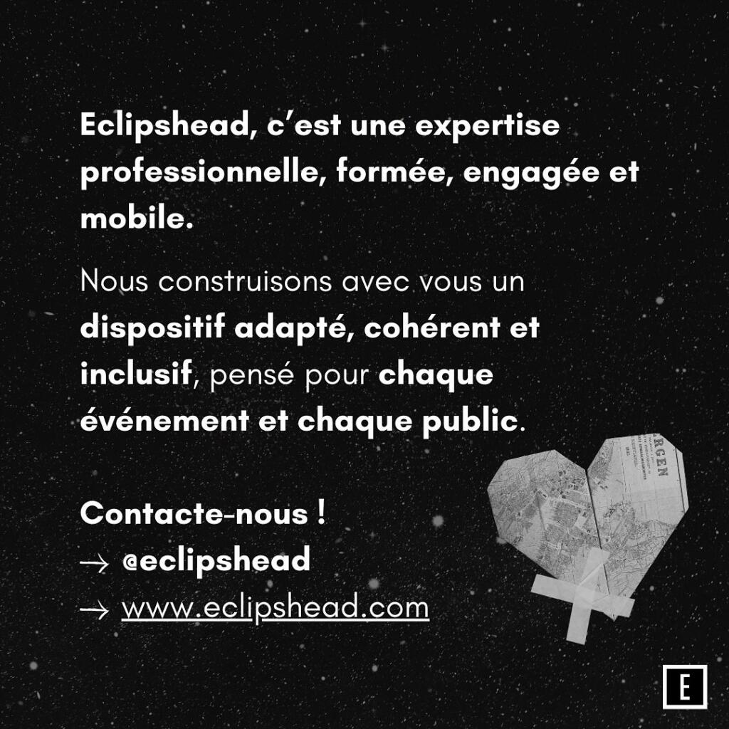 Intervention sur le terrain d’Eclipshead combinant expertise professionnelle, formation et engagement pour des événements sûrs et inclusifs.