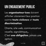 Intervention militante et professionnelle d’Eclipshead pour sensibiliser aux violences et discriminations.