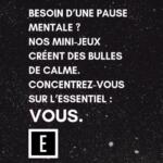 Participant·e jouant à un mini‑jeu Eclipshead depuis le navigateur pour se relaxer dans un espace sûr et inclusif.