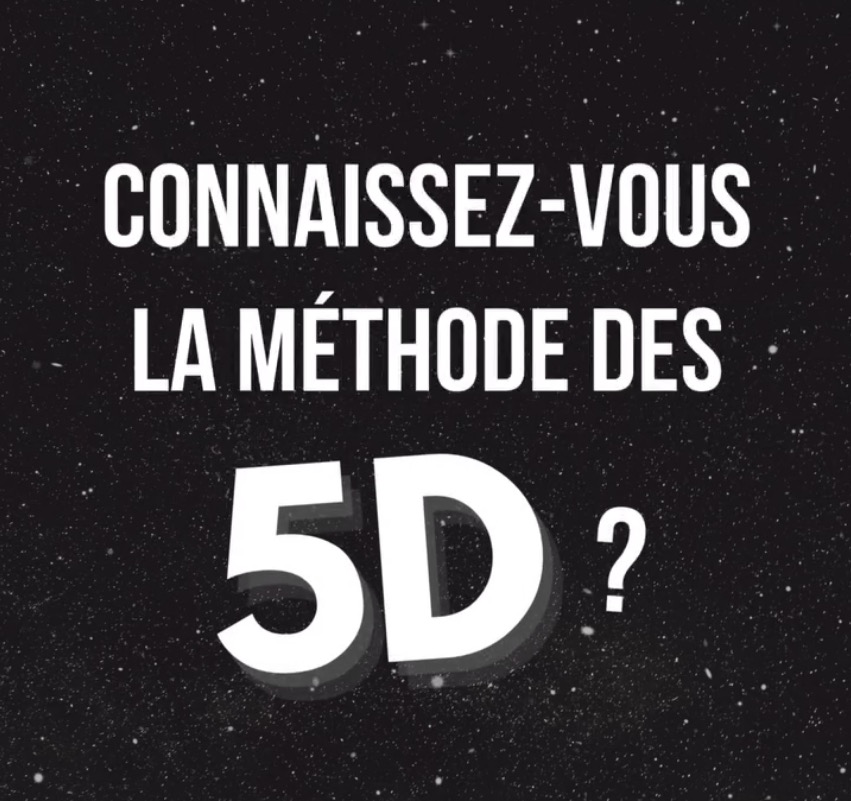 Schéma illustrant la méthode des 5D en prévention Détecter, Dissuader, Dialoguer, Déléguer et Documenter pour des événements sûrs.